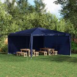  Zid šatora za zabavu 2 pcs Plava 400 x 195 cm PE i čelik | shoptok.hr