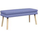  Klupa s dvostrukim slojem Traper plava 110 x 40 x 47 cm Tkanina | Eponuda.com