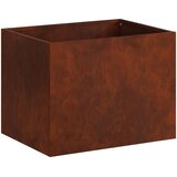  Vrtna saksija 2 kom. Rđa 40 x 30 x 30 cm Otporni čelik | shoptok.hr