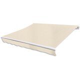 vidaXL zložljiva tenda z motorjem 400 cm krem | Shoptok.si
