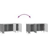 TV ormar Siva sonoma 99 x 34,5 x 52 cm Konstruirano drvo | shoptok.hr
