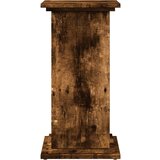 vidaXL Stojalo za shranjevanje dimljeni hrast 31x30x60 cm inž. les | Shoptok.si