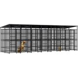  kavez za pse s krovom čelični 12,9 m² | Eponuda.ba
