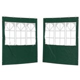 vidaXL Stranska stena zabavnega šotora 2 pcs 200 x 195 cm Zelena, (5000219023) | Shoptok.si