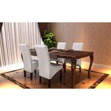 Furnova Jedilni stoli 4 kosi belo umetno usnje, (21928608) | Shoptok.si