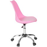 MID.YOU VRTLJIVI STOL umetna masa, tekstil pink | Shoptok.si