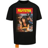 Merchcode Men's T-shirt Pulp Fiction Poster Oversize black Cene