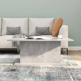  Stolić za kavu siva boja betona 102 x 55,5 x 40 cm od iverice | shoptok.hr