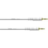 Cordial CFS1,5WW-SNOW klinken-kabel 1.5 m bele barve 3,5 mm klinken vhod/3.5mm, (20434691) | Shoptok.si