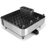 Joseph Joseph Črn plastičen nastavljiv odcejalnik posode 35,5x38 cm Extend Steel Plus – | Shoptok.si