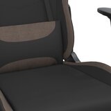  Igraća stolica od tkanine crna i Smeđe-siva | shoptok.hr