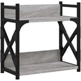  Stojalo za tiskalnik siva sonoma 40x20x40 cm inženirski les, (22137166) | Shoptok.si