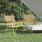 The Living Store stoli za kampiranje 2 kosa bež 54x55x78 cm oxford blago - stol za kampiranje, (21427619) Cene