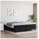  Box spring posteljni okvir črn 200x200 cm blago | Shoptok.si