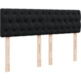 Krevet s oprugama i madracem crni 160x200 cm baršunasti | Eponuda.ba