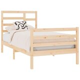  Okvir za krevet od masivnog drva 75 x 190 cm 2FT6 jednokrevetni | shoptok.hr