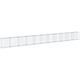  Gabionska košara s poklopcem 1100x50x100 cm pocinčano željezo | shoptok.hr