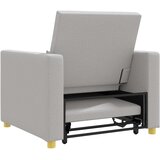 SOFA na razvlačenje Singl s kotačima Siva boja oblaka tkanina | shoptok.hr
