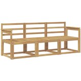 Set vanjskih sofa 3 pcs Bijela 189,5 x 63 x 73 cm | shoptok.hr