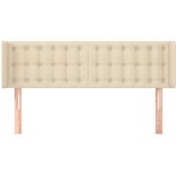  Uzglavlje s ušima krem 147x16x78/88 cm od tkanine | Eponuda.com