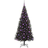  Božićno drvce Crna 180 cm PVC | shoptok.hr
