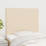  Posteljno vzglavje 2 kosa krem 100x5x78/88 cm blago, (20952430) Cene