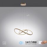 LEUCHTEN DIREKT 15402-60 - led luster na sajli maria sa prigušiva LED/25W/230V | Eponuda.com