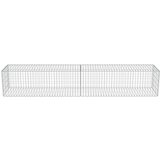 vidaXL Gabionska stena s pokrovi iz pocinkanega jekla 300x50x50 cm, (20707467) | Shoptok.si