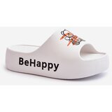 Boto Light Women's Slides on Thick Sole with Plush White Serefina | Shoptok.si