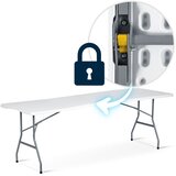  Sklopivi vrtni catering stol 244 cm – bijeli | shoptok.hr