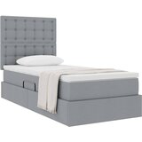  s madracem i skladištem Svijetlo siva 90 x 200 cm | shoptok.hr