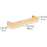 Wenko 24741100 - Držač peškira BAMBUSA 40x9 cm braon | Eponuda.com