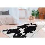 Kayoom PREPROGA Z VISOKIM FLOROM Rabbit Animal Schwarz/Weiß 160/230 cm taftano črna, bela | Shoptok.si
