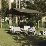 CERADA Ponjava za kampiranje rjava 306x306 cm vodoodporna | Shoptok.si