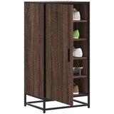 vidaXL Stojalo za čevlje rjav hrast 48x38x97,5 cm inženirski les Cene