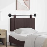  Držeće uzglavlje Zidne Tamno smeđa 100 x 55 x 5 cm tkanina - Tamno smeđa 90 cm bez LED svjetla | shoptok.hr
