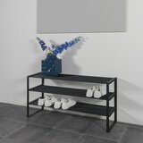 Spinder Design Črna kovinska omarica za čevlje Rex – | Shoptok.si