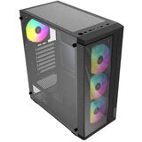  Kućište Meshiah X922 S 4xRGB fan/Crni/X922TBS u