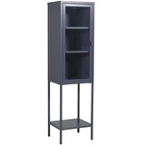 Venture Home vitrina Misha 40,5 × 35 × 150 cm, siva | shoptok.hr