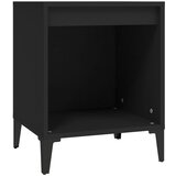 The Living Store Nočna omarica črna 40x35x50 cm - Nočna Omarica, (21420760) | Shoptok.si