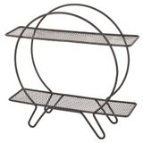 Aberto Design zidna polica halka D2K, 35 x 33 x 10 cm, crna Cene