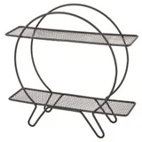 polica Halka D2K, 35 x 33 x 10 cm, crna