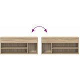  Klupa za cipele boja hrasta 102x30,5x45 cm konstruirano drvo | shoptok.hr