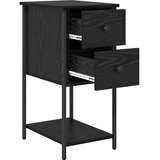  Noćni ormar Crni hrast 32 x 42 x 70 cm Konstruirano drvo | shoptok.hr