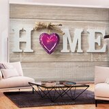  Samoljepljiva foto tapeta - Home Heart (Violet) 441x315 Cijene
