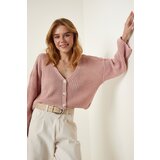  Powder V-Neck Seasonal Crop Knitwear Cardigan Cene