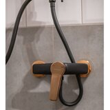 KUCHINOX miješalica za tuš kadu alanis crna/rose gold | shoptok.hr