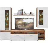 XORA DNEVNI REGAL, bela, barve hrasta | Shoptok.si