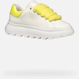 Geox White Girls Puffypop Sneakers - Girls | Shoptok.si