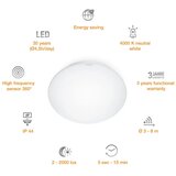 Steinel LED stropna svetilka RS 16 (9,5 W, Bele barve, Nevtralno bela) | Shoptok.si